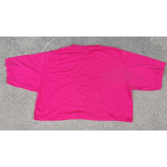 Vtg 80s Bahamas Crop Top Single Stitch T-shirt - Picture 3 of 7